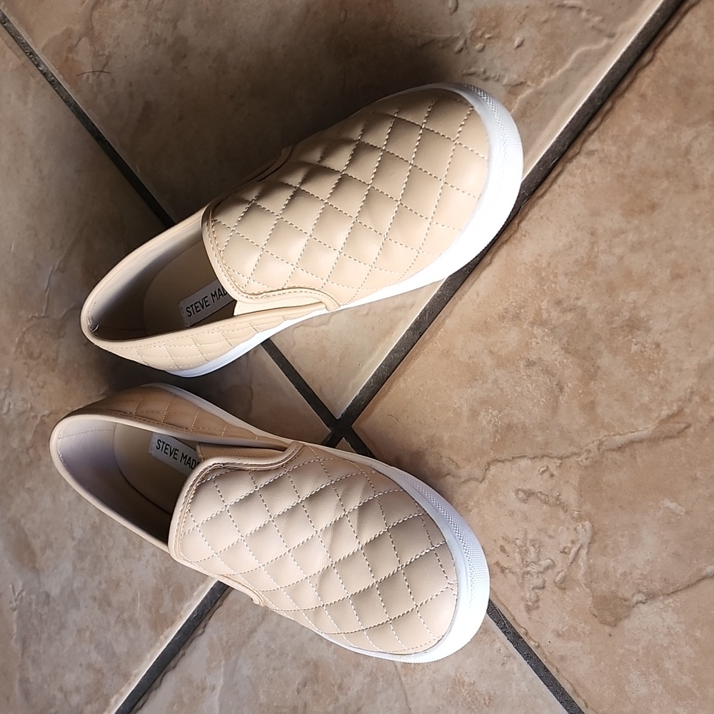 Steve Madden Ecentric-Q Platform Sneakers Nude 8